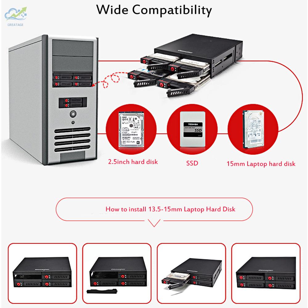 Ổ Cứng Sata Hdd Ssd 4 Bays 2.5 '' Hỗ Trợ 6gbps Và Phụ Kiện Đi Kèm | BigBuy360 - bigbuy360.vn