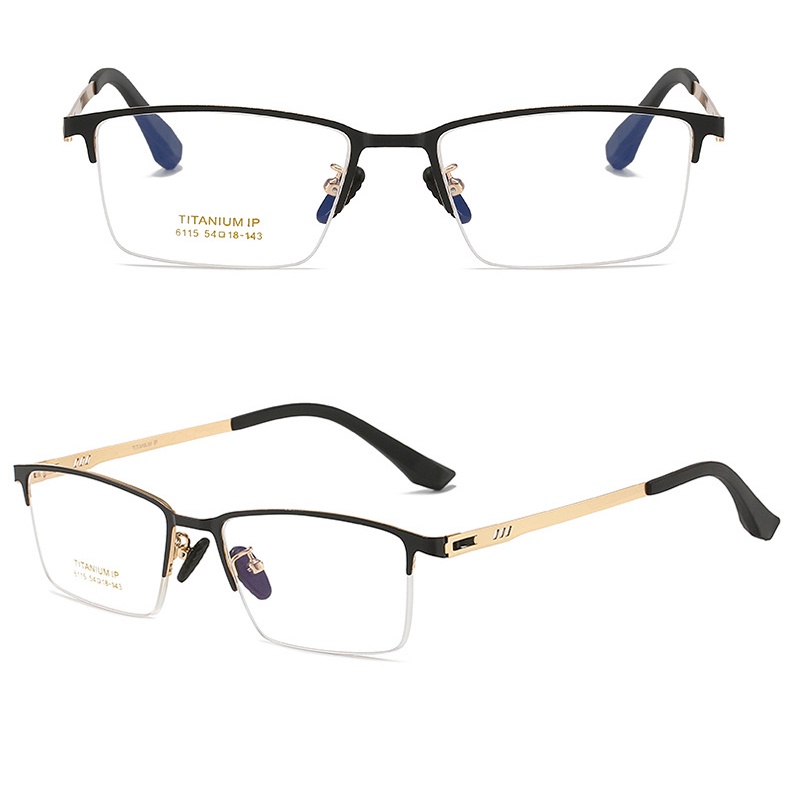 Gọng Kính Vuông Bằng Titan Siêu Nhẹ Thoải Mái Thay Thế Cho Nam Và Nữ PT089