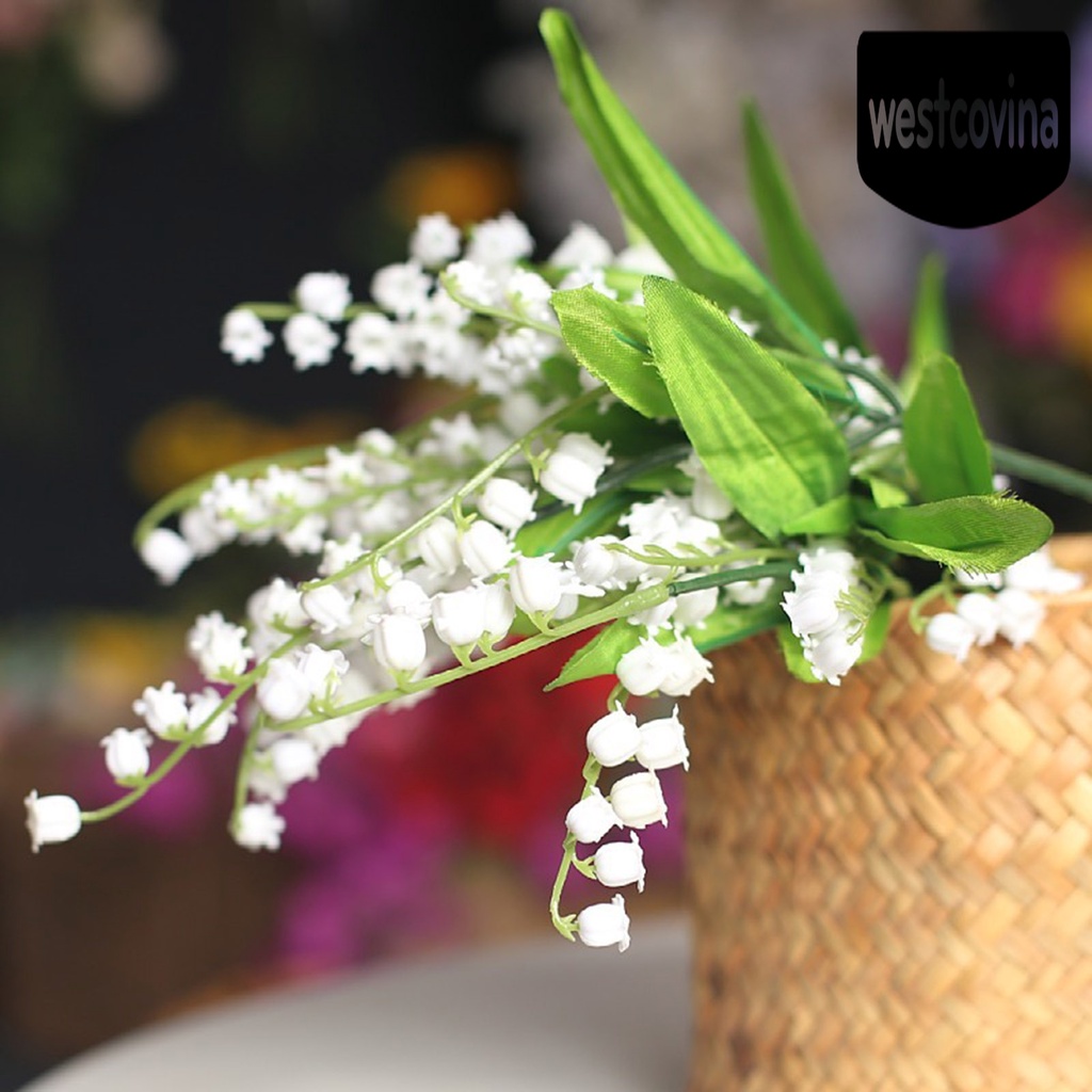 [Hot]☀ Hoa Lily Giả Sống Động Như Thật Trang Trí Nhà Cửa / Tiệc Cưới