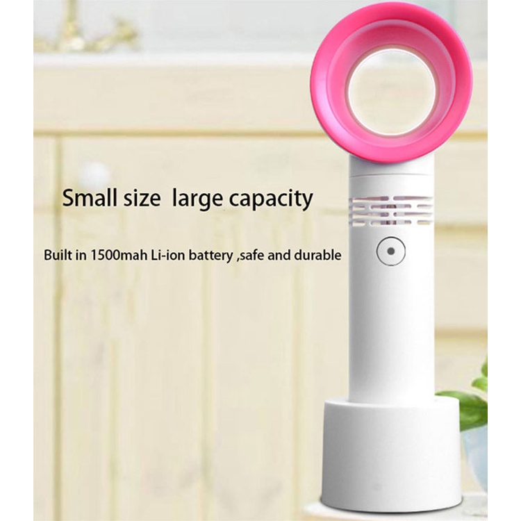 Quạt cầm tay mini KAIMEIDI không cánh sạc usb