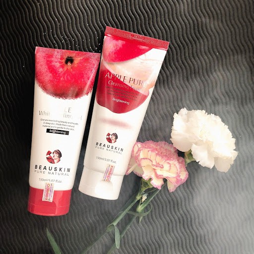 Sữa rửa mặt BEAUSKIN APPLE PURE CLEANSING hàn quốc 150ml/hộp- HÀNG CHÍNH HÃNG