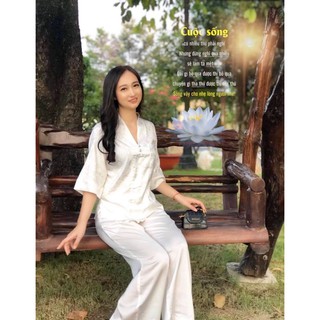 [ 40-75KG ] BÀ LAI GẤM - SET PHẬT TỬ ĐI LỄ CHÙA - ĐỒ LAM ĐI CHÙA