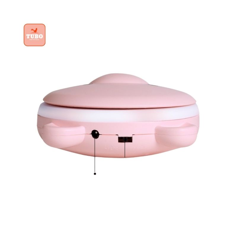 Quạt mini cầm tay hình con heo đa năng 3 trong 1 có đèn LED có GƯƠNG soi tiện lợi cho các bạn nữ - Tubosocks