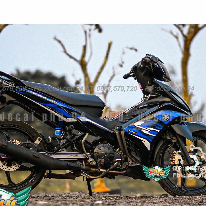 Tem Rời Exciter 135 Lc xanh đen 2021 (K) -1