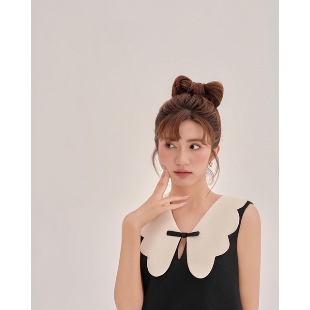 Váy baby doll phối cổ lolita