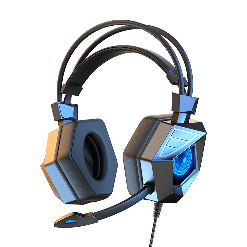 Tai nghe chụp tai máy tính GAMING SY-G15 có đèn LED màu, có mic đàm thoại, headphone chơi game trên điện thoại , laptop.