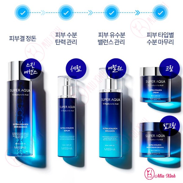 KEM DƯỠNG DA [ MISSHA] Super Aqua Ultra Water-Full Cream