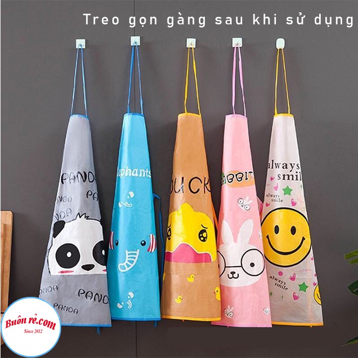 xả sốc 3 ngày Tạp dề hoạt hình dễ thương giúp tránh các vết bẩn khi nấu nướng Buôn Rẻ 00354