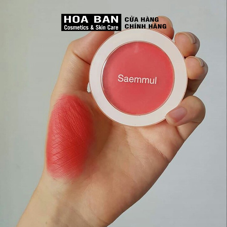 (Chính Hãng) Phấn Má Hồng The Saem Saemmul Single Blusher