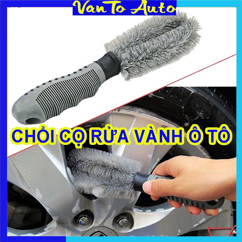 ⚡Video Thật⚡ Chổi Cọ Rửa Vành Xe Ô Tô Chuyên Dụng