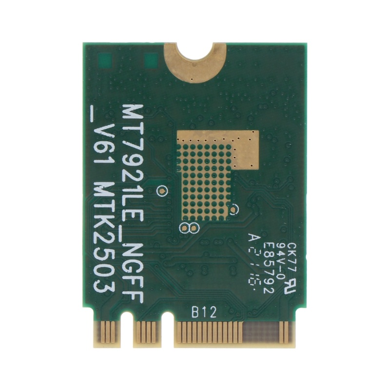 Thẻ wifi Không Dây Wi-Fi 6 BT 5.2 M.2 2230 wifi 802.11A ac MT7921K wifi 6 Cho PC Laptop