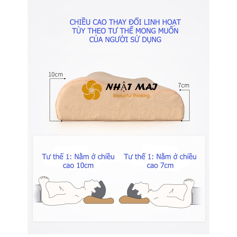 Gối ngủ cao su non định hình UME pillow