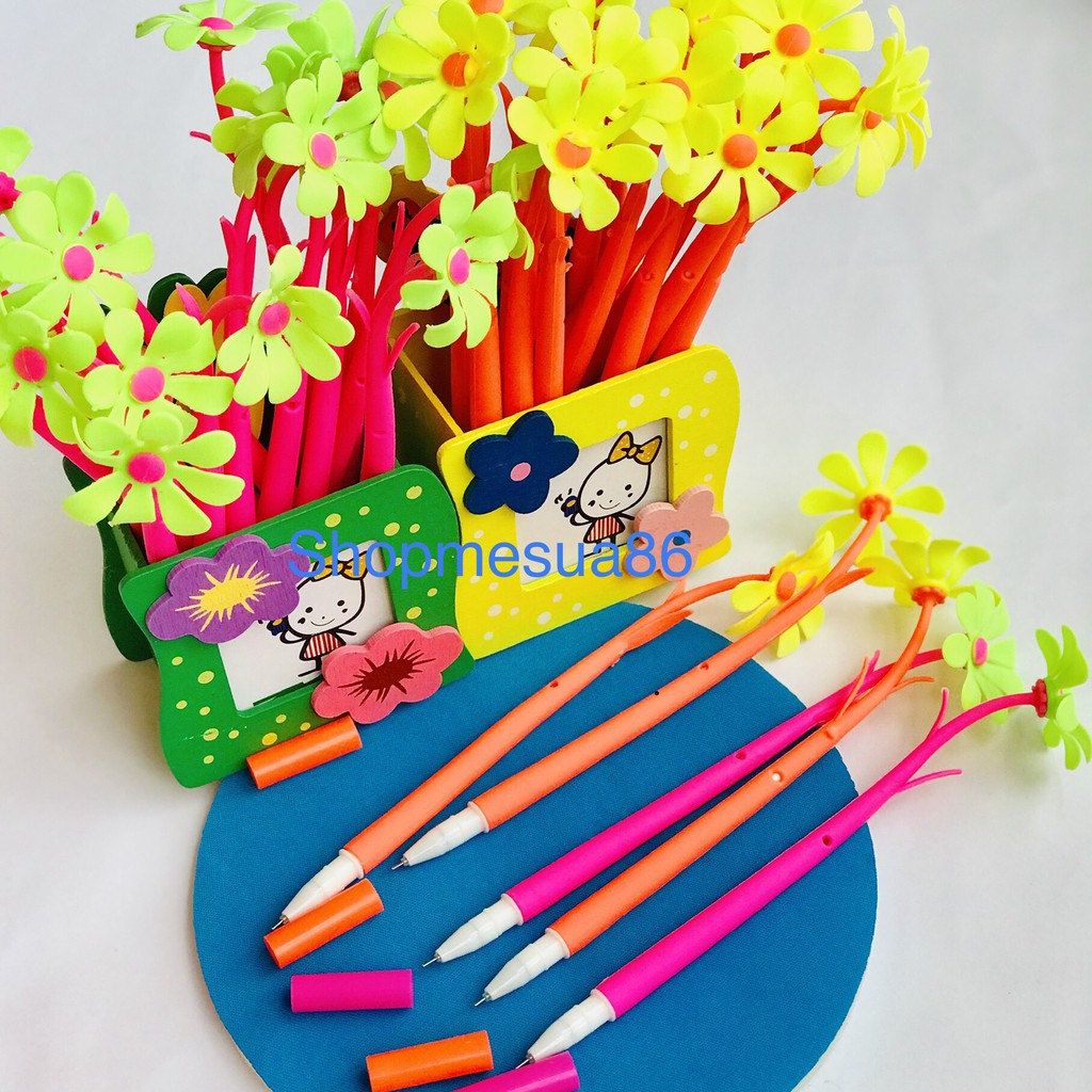 bút hoa nhiều màu,nhiều cánh, nét đậm cho bé yêu