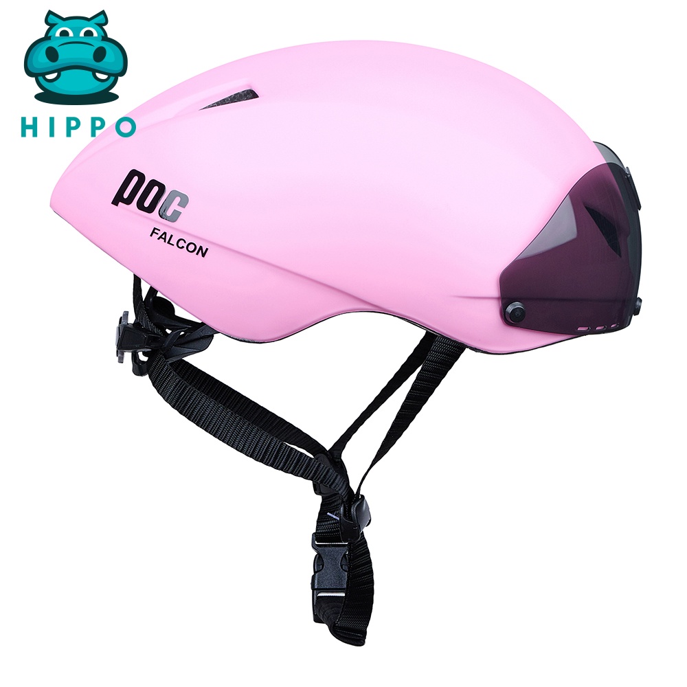 Mũ bảo hiểm xe đạp thể thao Poc Falcon siêu nhẹ chính hãng màu hồng nữ tính - HIPPO HELMET