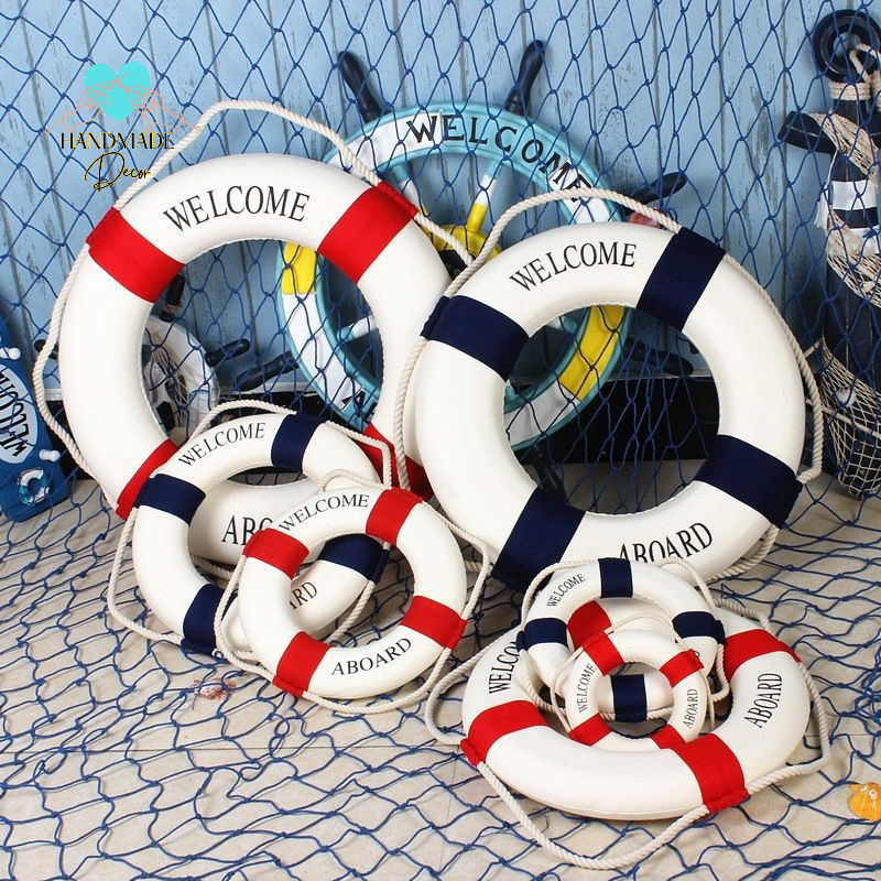 Phao mini đường kính 25cm, 35 cm trang trí không gian phong cách biển, homestay vùng biển,decor phụ kiện chụp ảnh