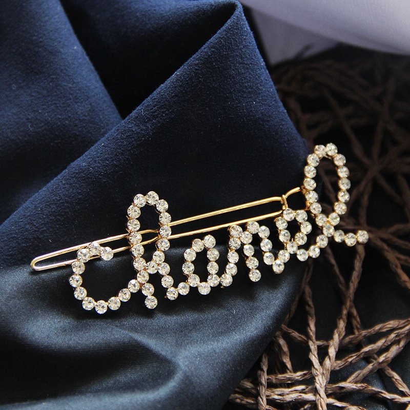 Kẹp Tóc Kim Loại Hình Ếch Đính Ngọc Trai Giả Xinh Xắn