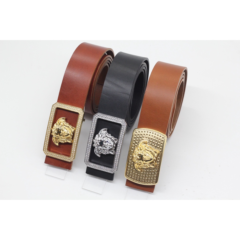 Dây Thắt Lưng Dây Nịt Nam Da Bò Vachetta Nhập Khẩu Cao Cấp Nguyên Tấm Siêu Bền Kèm Khóa Xịn Không Gỉ, BH 12 Tháng