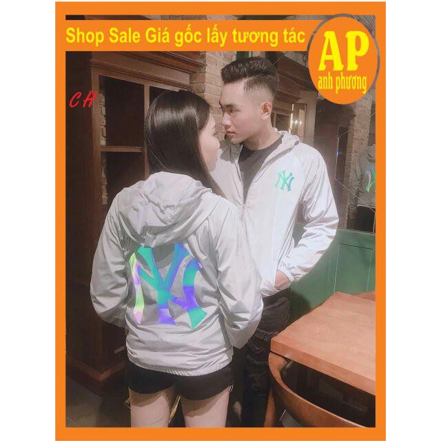 Áo khoác gió N Y phản quang bảy màu | BigBuy360 - bigbuy360.vn