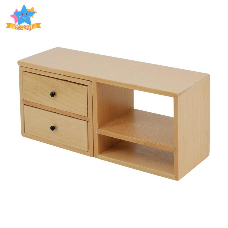 Mô Hình Tủ Gỗ Tỉ Lệ 1: 6 Trang Trí Nhà Búp Bê