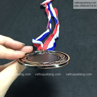 Phôi huy chương lá lúa- màu đồng