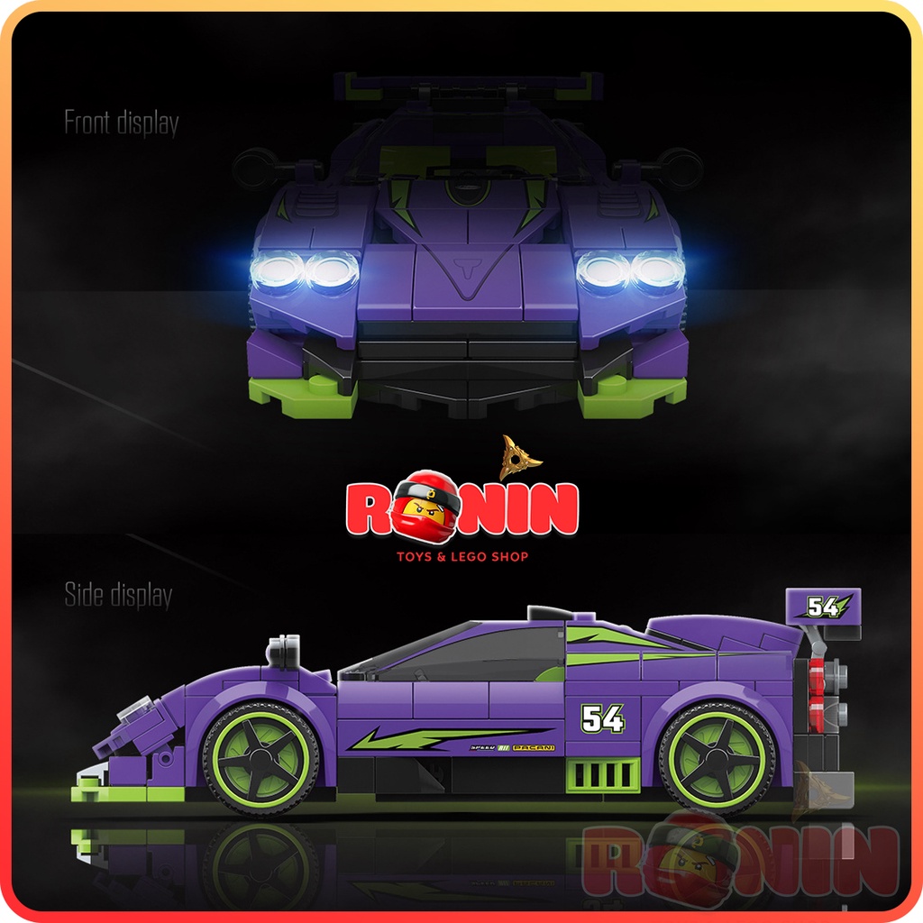 Bộ Đồ Chơi Lắp Ráp Siêu Xe Pagani / Xe Đua Racing Series