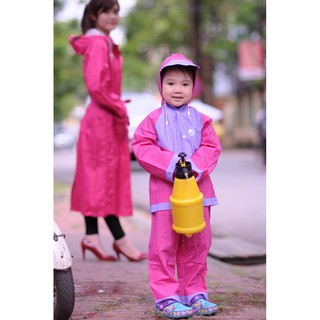 Bộ quần áo mưa trẻ em 6-10 tuổi