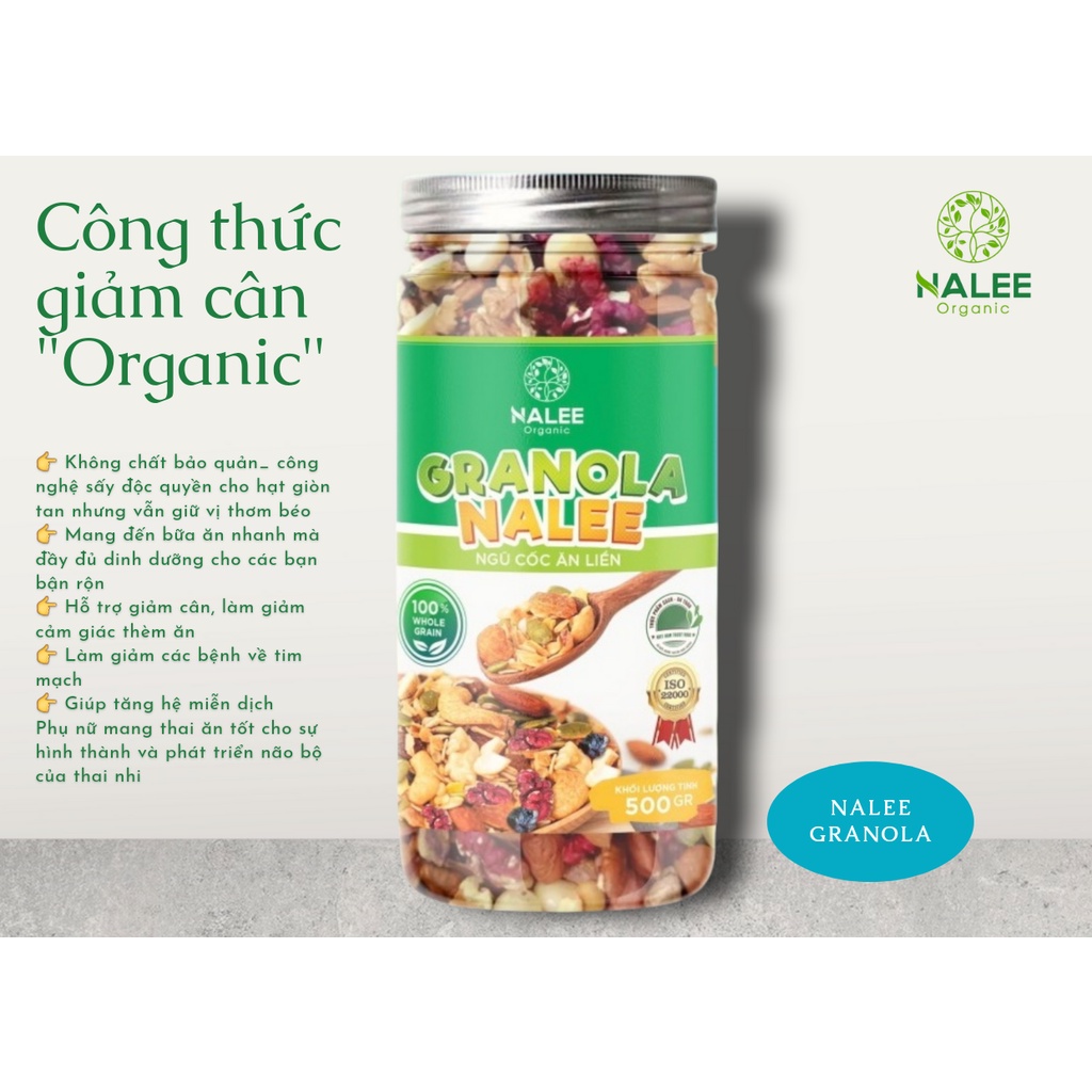 [SIÊU RẺ] NGŨ CỐC GRANOLA ĂN KIÊNG SIÊU HẠT DINH DƯỠNG - EAT CLEAN