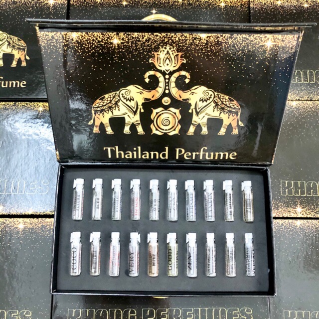 BỘ TEST NƯỚC HOA 20 MÙI[Nước Hoa Thái Lan] ỐNG 1ML ĐỦ MÙI,CAM KẾT THƠM 8-12H TRÊN DA