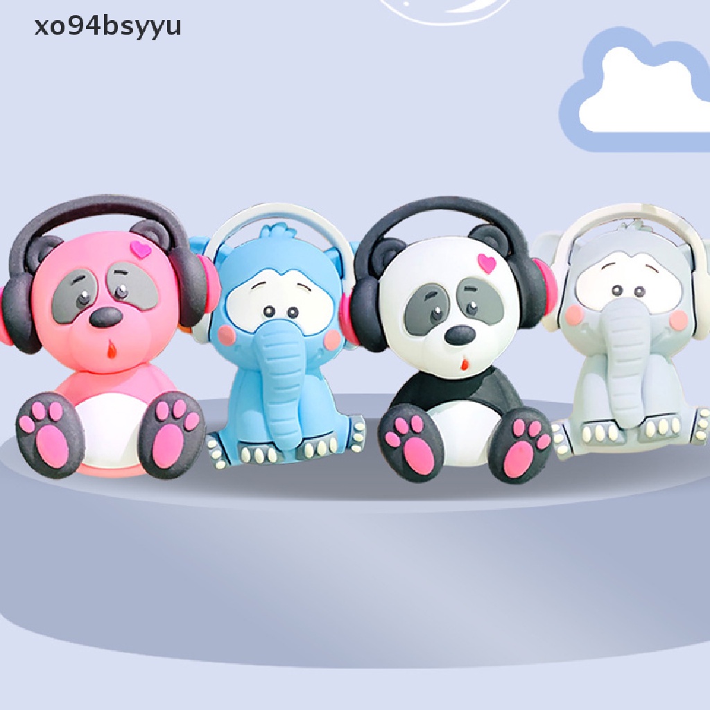 Xo94bsyu Móc Chìa Khóa Hình Động Vật Âm Nhạc Rock Hoạt Hình Cổ Điển Chian