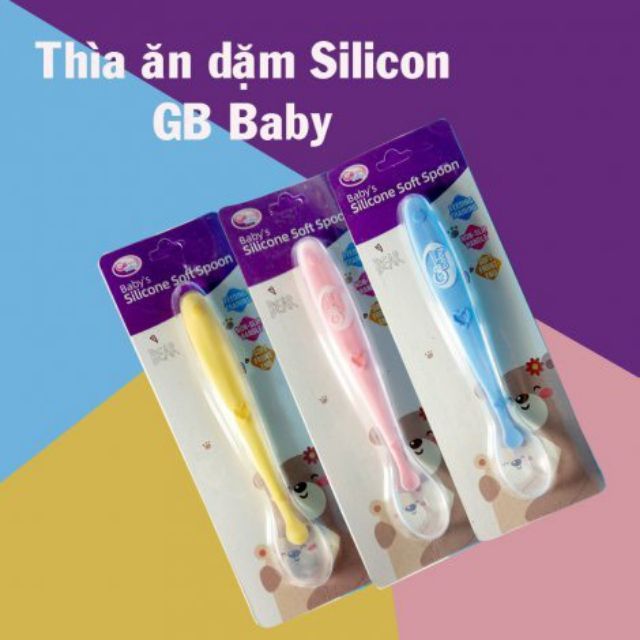 Thìa silicon Gb - Baby