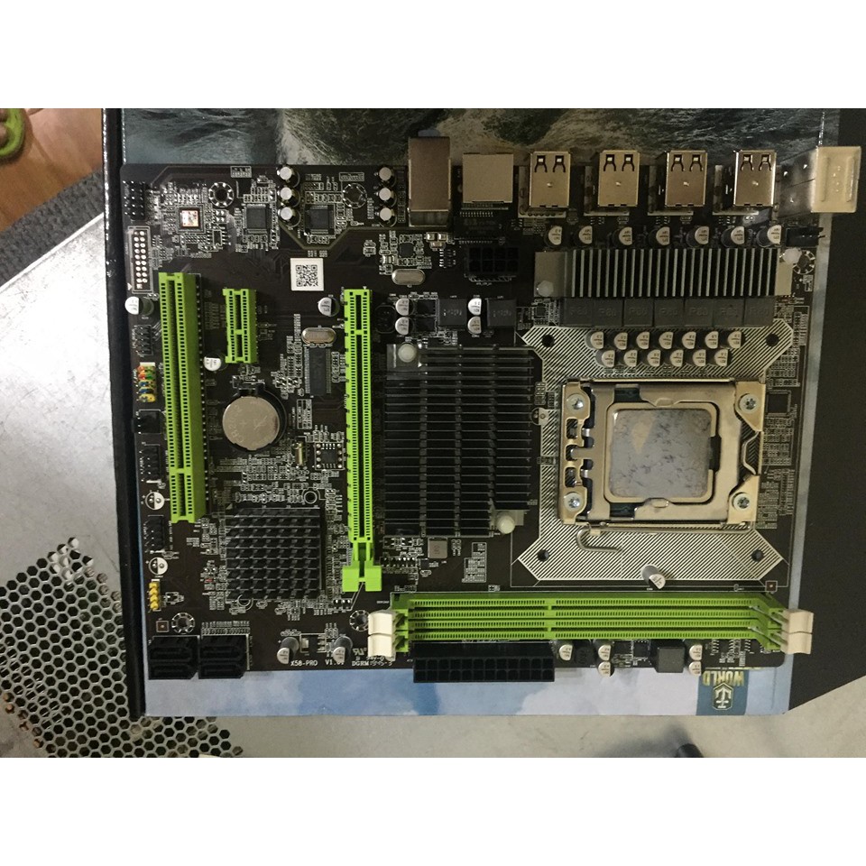 Combo Main X58+ CPU X5570 2.93GHz 4 core 8 Luồng