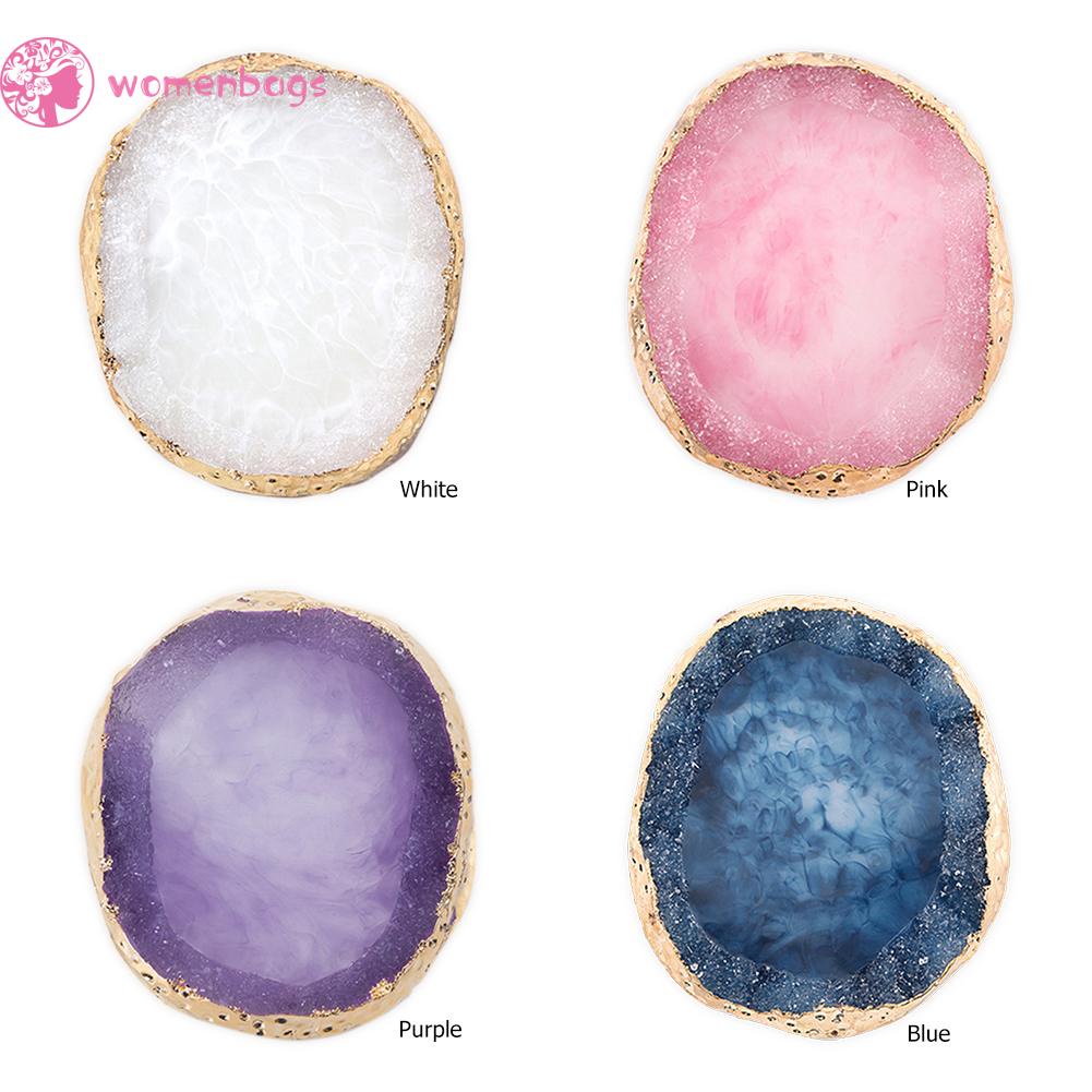 Khay đựng màu sơn móng tay bằng nhựa resin nhiều màu sắc<br>