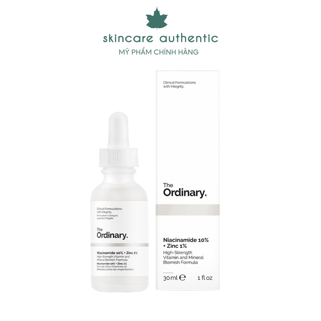 Tinh Chất The Ordinary Niacinamide 10% + Zinc 1% 30ml Ngừa Miụn &amp; Thâm