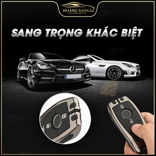 Ốp chìa khóa mercedes, bảo vệ chìa khóa mercedes, chất liệu metal cao cấp, chống va đập hiệu quả, kiểu dáng sang trọng