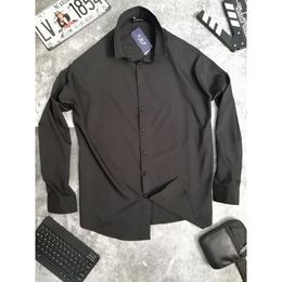 Áo sơ mi nam tay dài màu trắng, màu đen bigsize nam