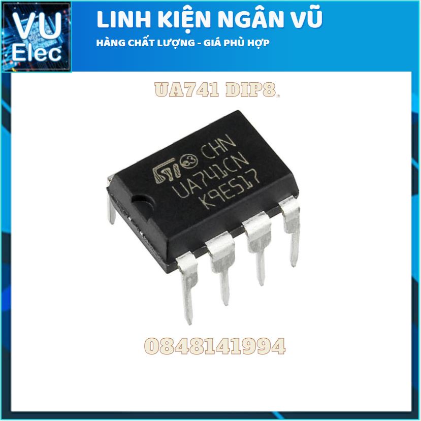 Ic Khuếch Đại Thuật Toán Op Amp uA741
