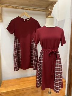 🌺🌺 Dolly dress // Váy đỏ phối kẻ