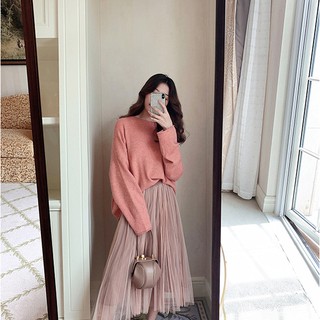 Áo Len Đan Dáng Rộng Sweetie