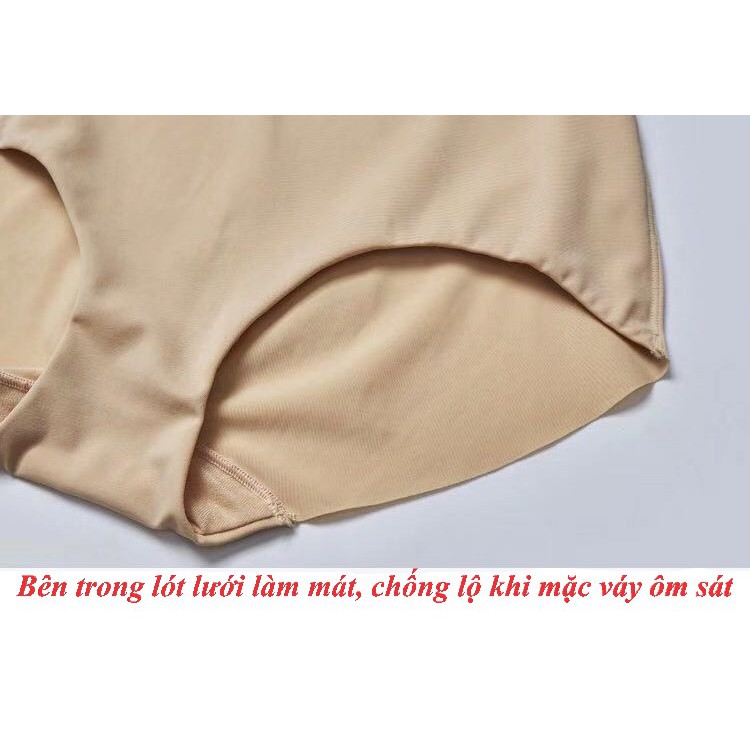 Quần gen cạp cao chống cuộn