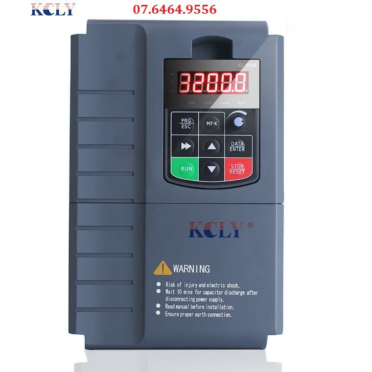 BIẾN TẦN VÀO 1 PHA 220V RA 3 PHA 380V KCLY