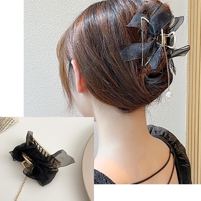 thời trang kẹp tóc đính đá Kẹp tóc kim loại nơ tua xinh đẹp Thời trang Hàn Quốc cho nữ set kẹp tóc hàn quốc kẹp càng cua nơ kẹp tóc mái kẹp tóc càng cua cặp tóc kẹp nơ kẹp mái phụ kiện tóc