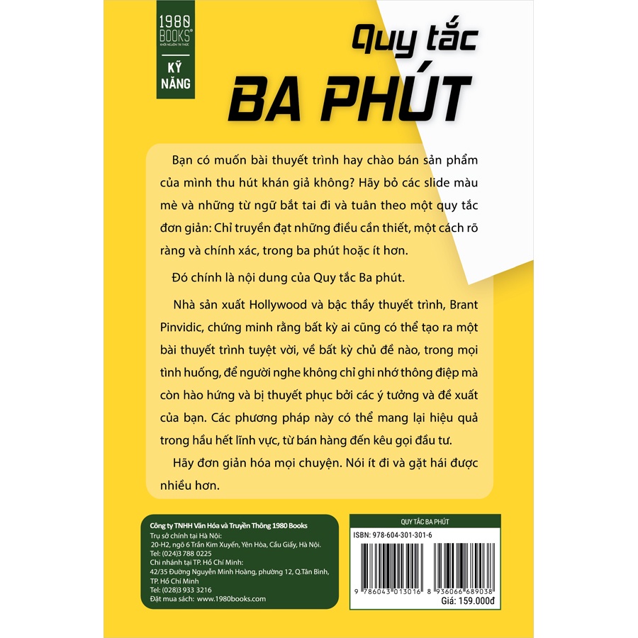 Sách - Quy Tắc Ba Phút