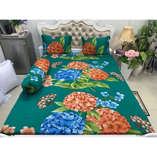 Bộ Drap Thun Hàn Quốc mát lạnh 4 món