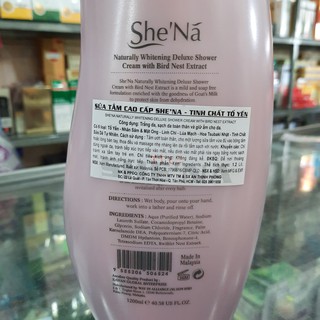 Sữa tắm dưỡng da cao cấp Shena 1200ml