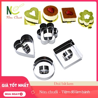 Khuôn ring mouse làm bánh Mouse mini có nắp