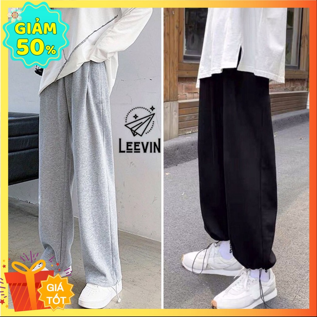 Quần Jogger Nam basic chất nỉ đẹp cho nam nữ