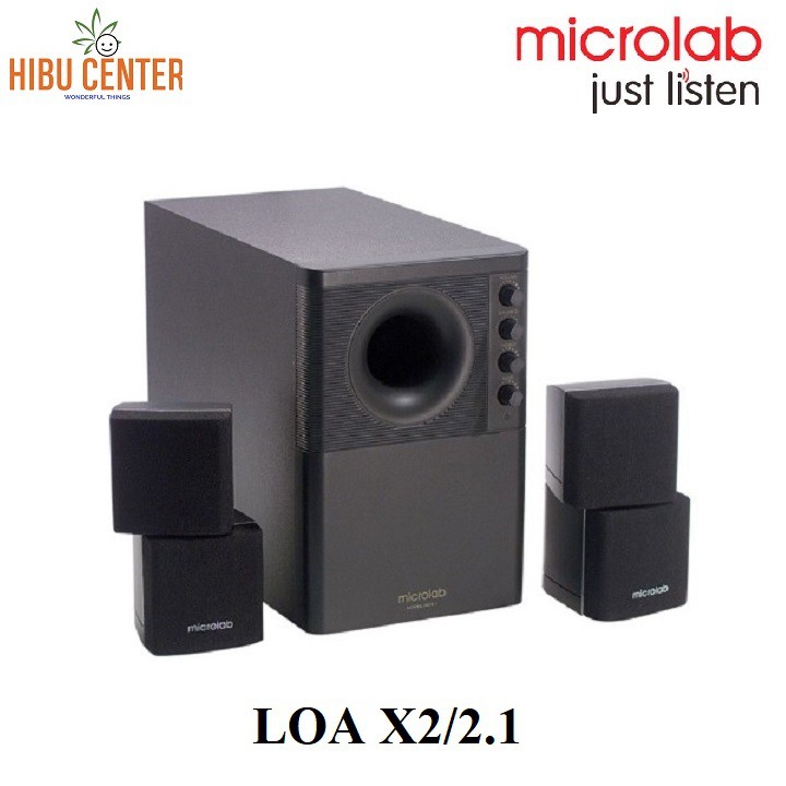 Loa Vi Tính MICROLAB X2/2.1 Hiện Đại Hàng Chính Hãng