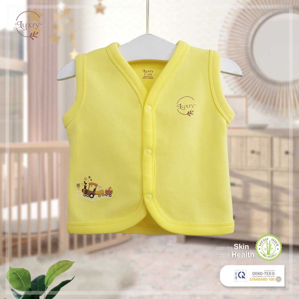 Áo ghi lê họa tiết đoàn tàu thương hiệu Luxry cho bé trai, bé gái