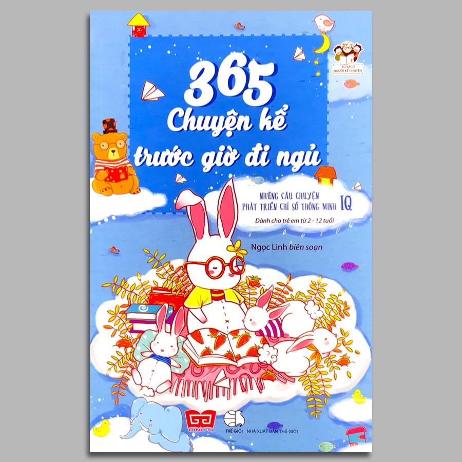 Sách - 365 Chuyện kể trước giờ đi ngủ - Những câu chuyện phát triển chỉ số thông minh IQ