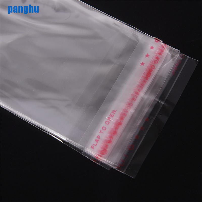 Set 200 Túi Nhựa Trong Suốt Tự Dính Đựng Trang Sức Tiện Dụng